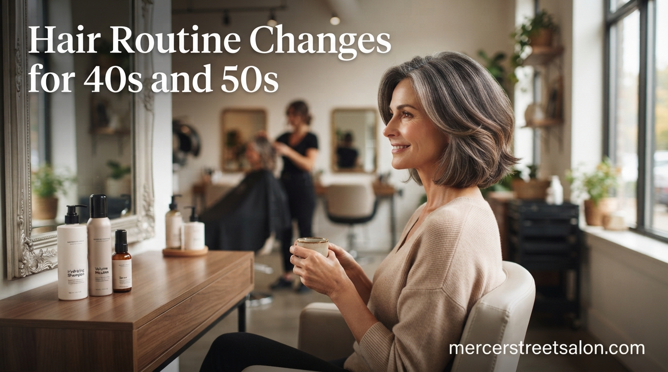 Hair Routine Changes for 40s and 50s