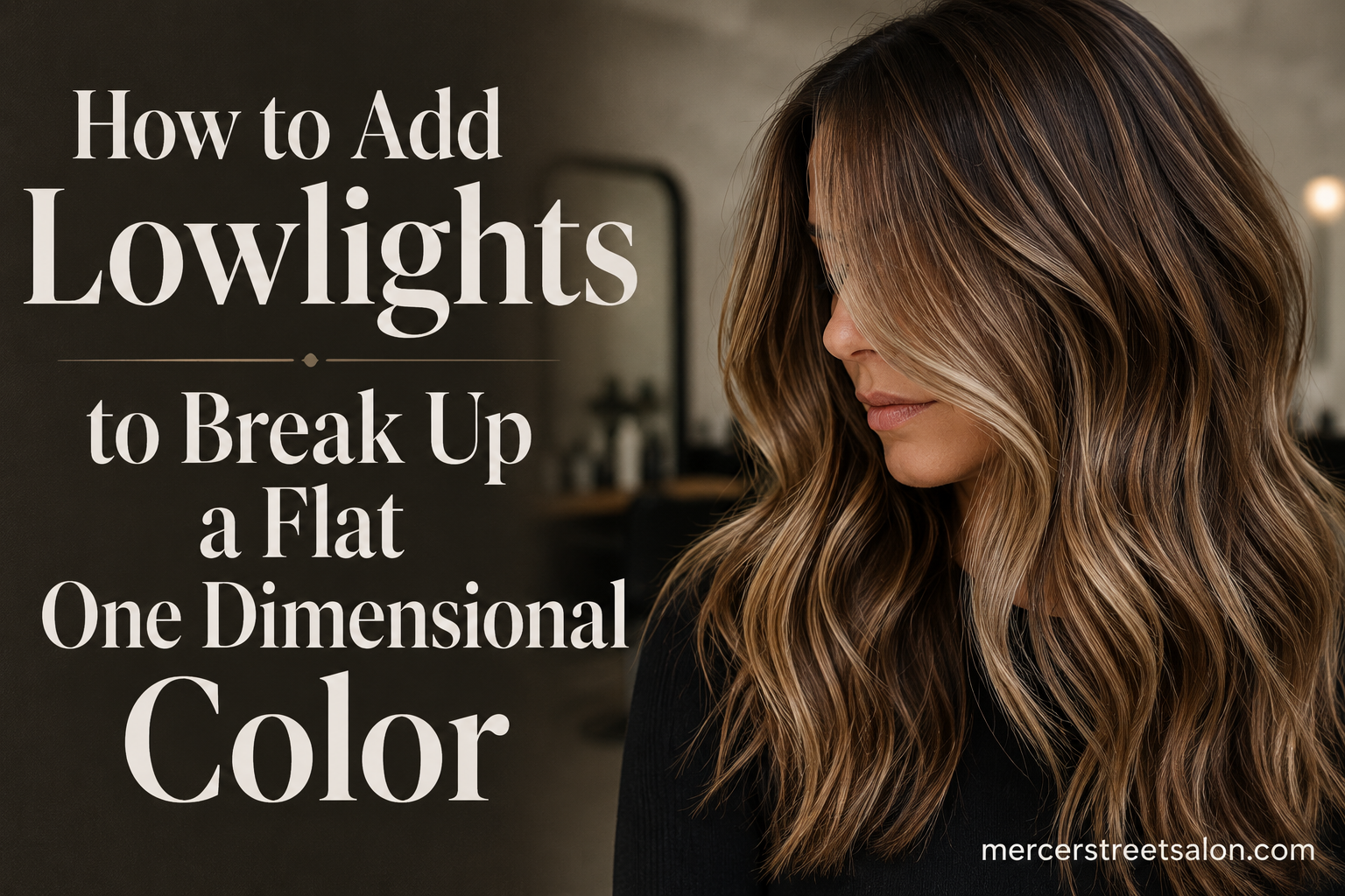 How to Add Lowlights to Break Up a Flat One Dimensional Color