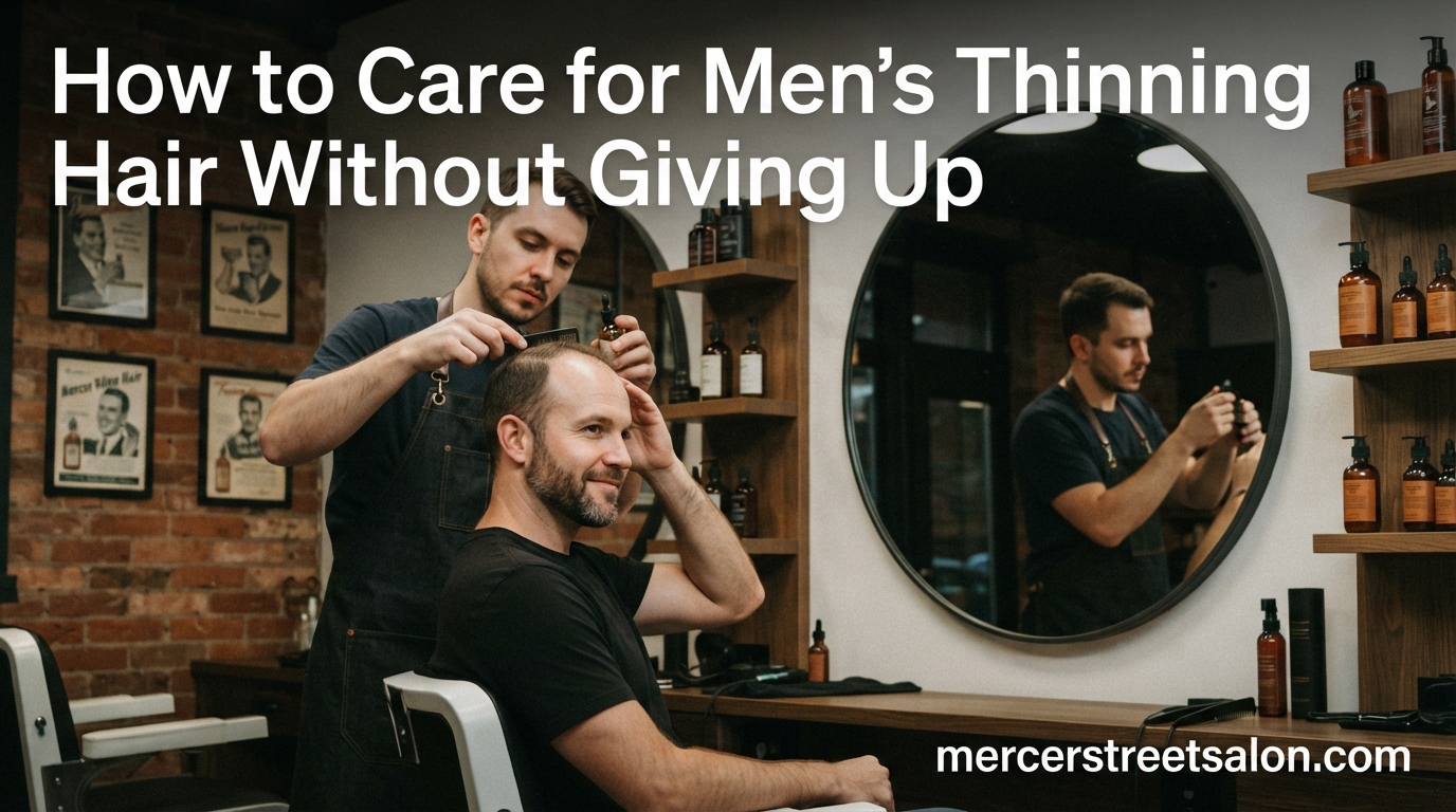 How to Care for Men's Thinning Hair Without Giving Up