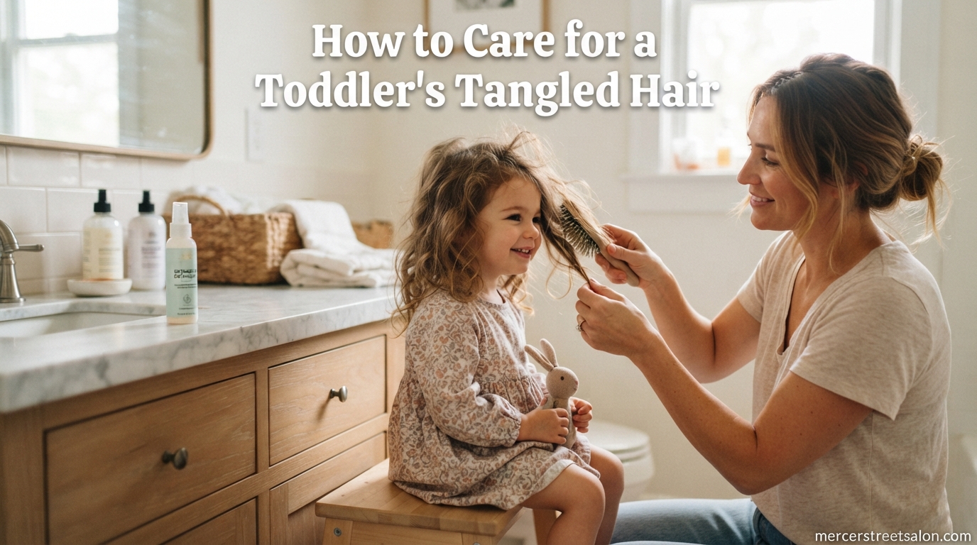 How to Care for a Toddler's Tangled Hair