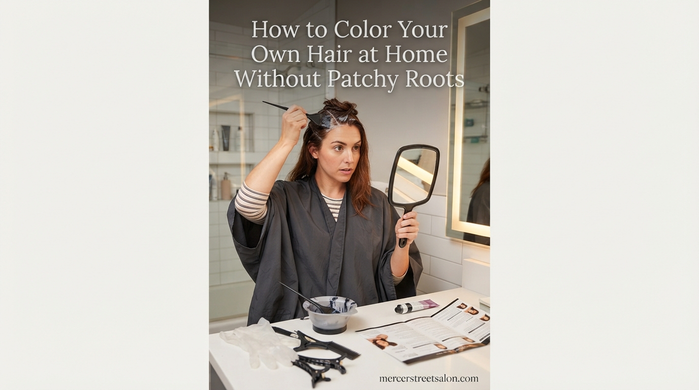 How to Color Your Own Hair at Home Without Patchy Roots