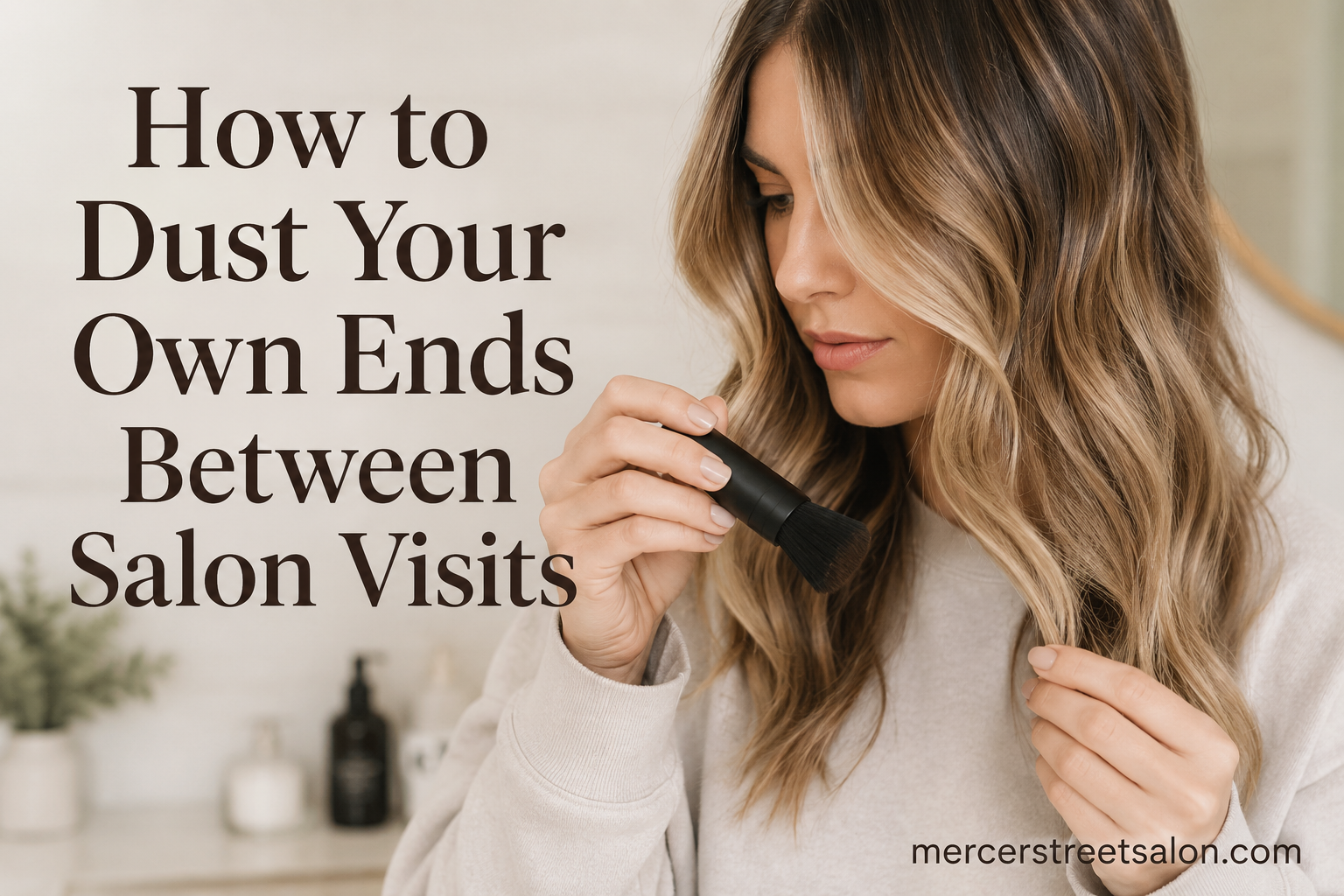 How to Dust Your Own Ends Between Salon Visits