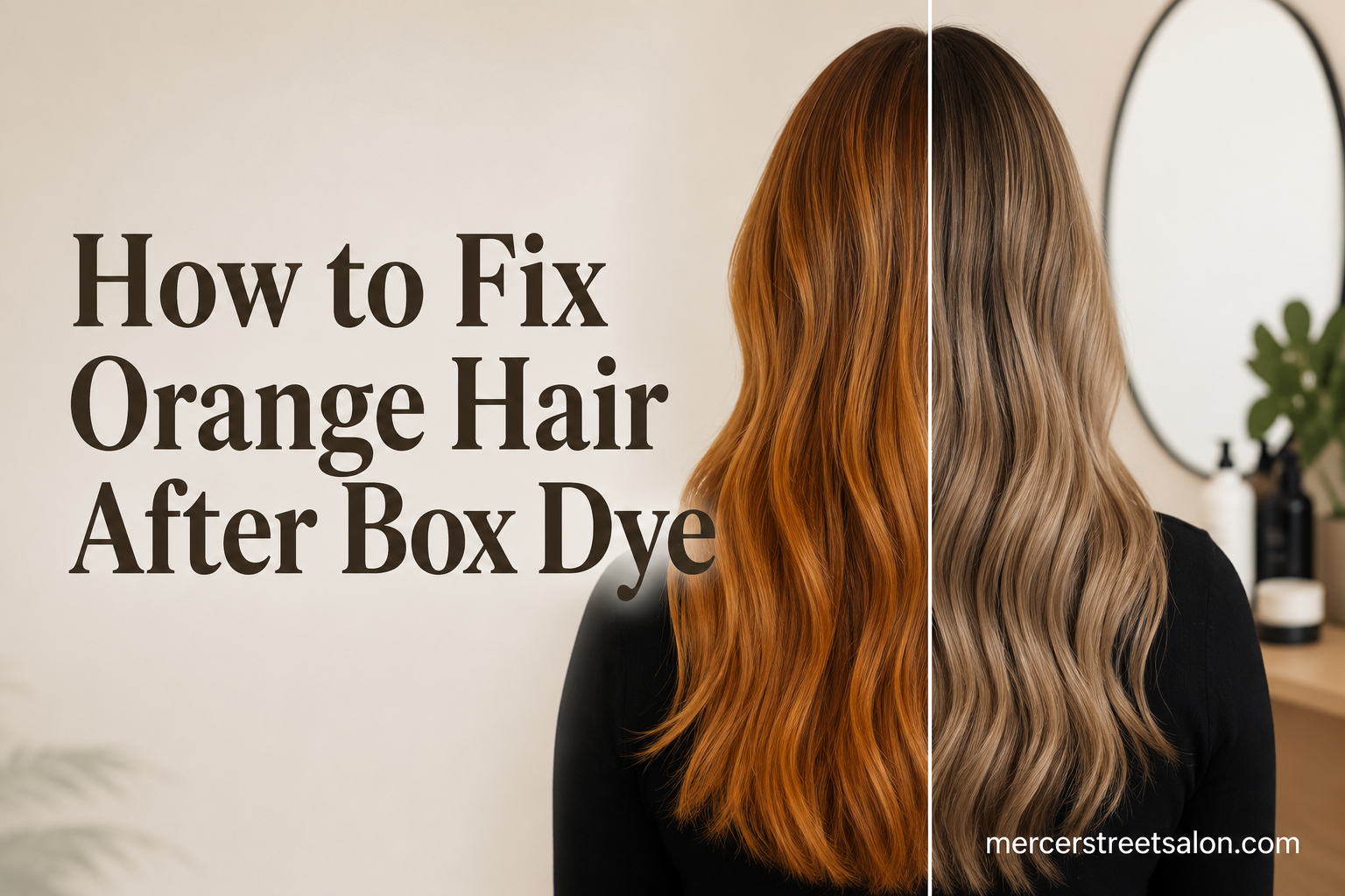 How to Fix Orange Hair After Box Dye
