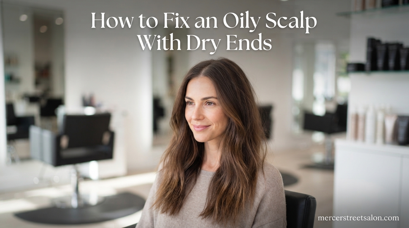 How to Fix an Oily Scalp With Dry Ends
