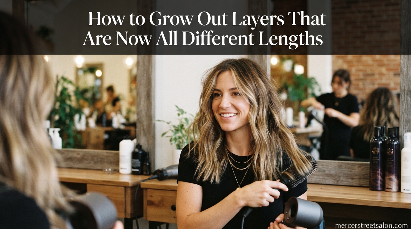 How to Grow Out Layers That Are Now All Different Lengths