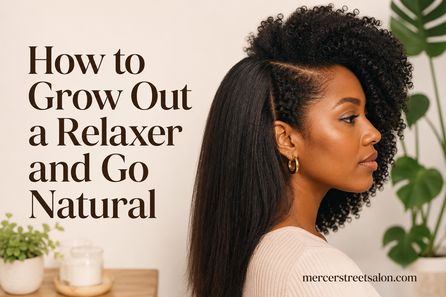 How to Grow Out a Relaxer and Go Natural