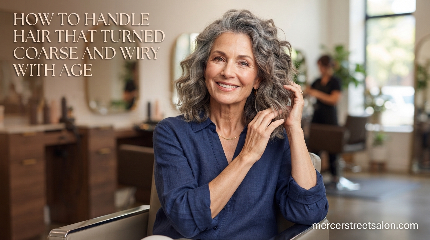 How to Handle Hair That Turned Coarse and Wiry With Age