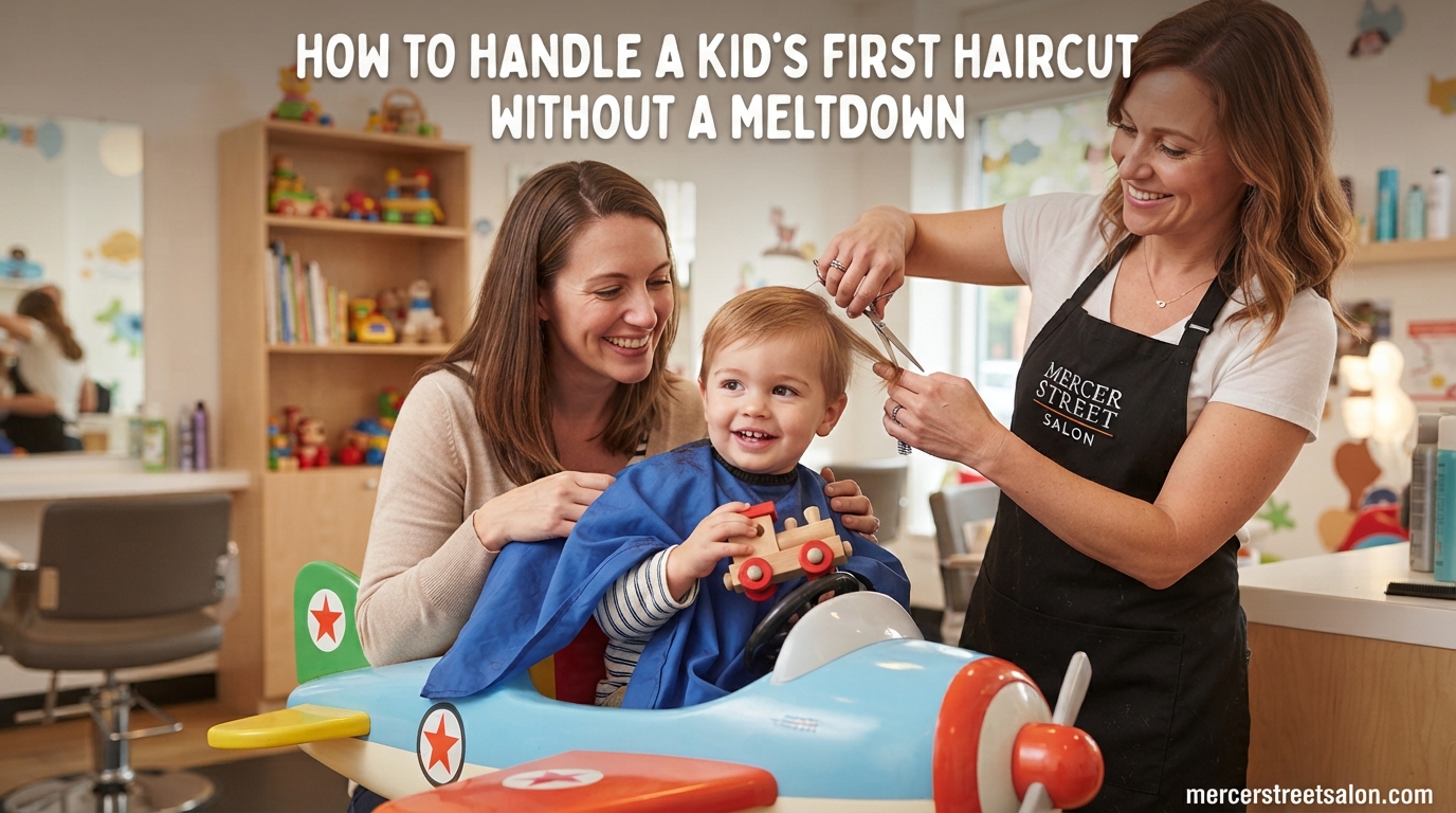 How to Handle a Kid's First Haircut Without a Meltdown