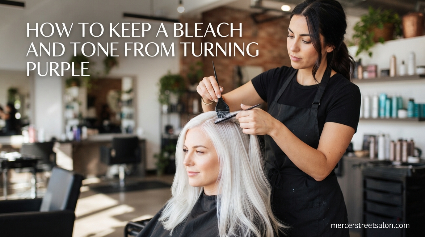 How to Keep a Bleach and Tone from Turning Purple