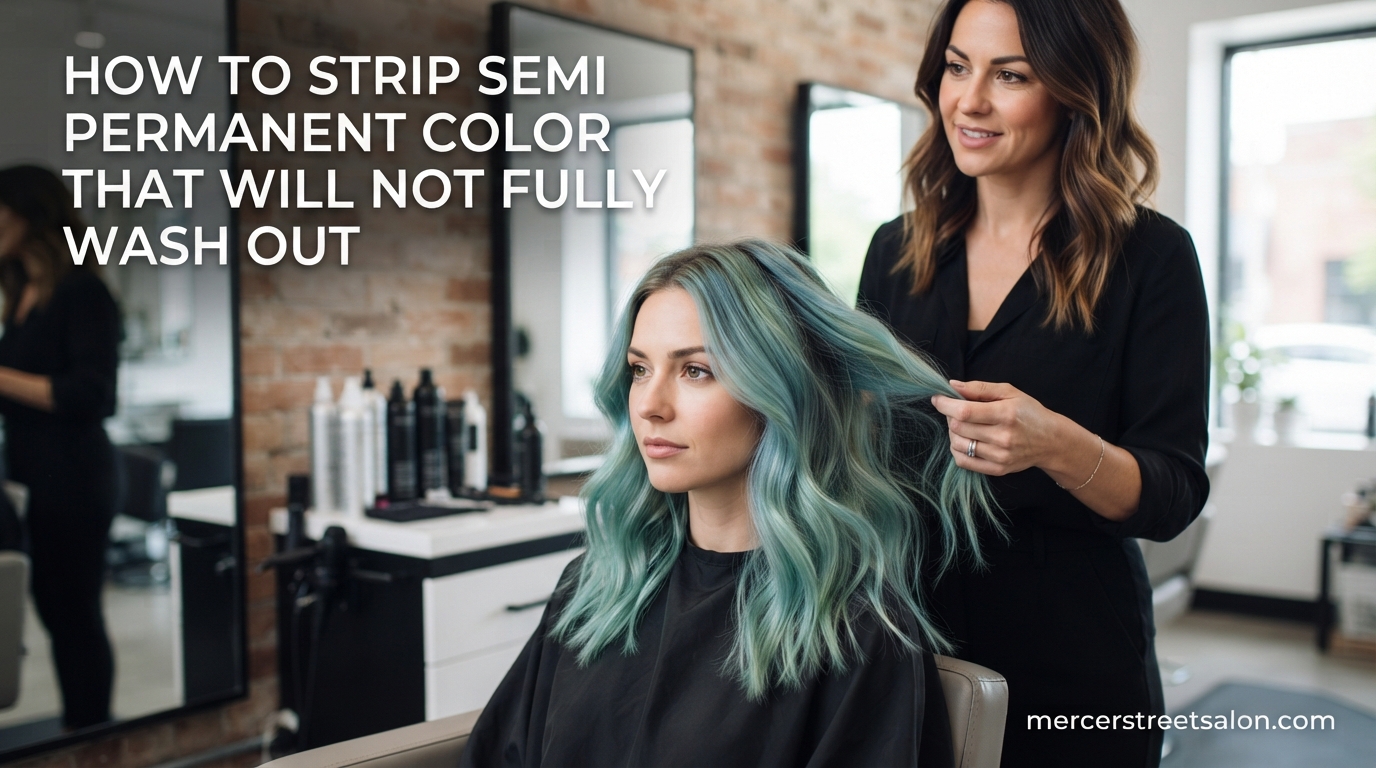 How to Strip Semi Permanent Color That Will Not Fully Wash Out