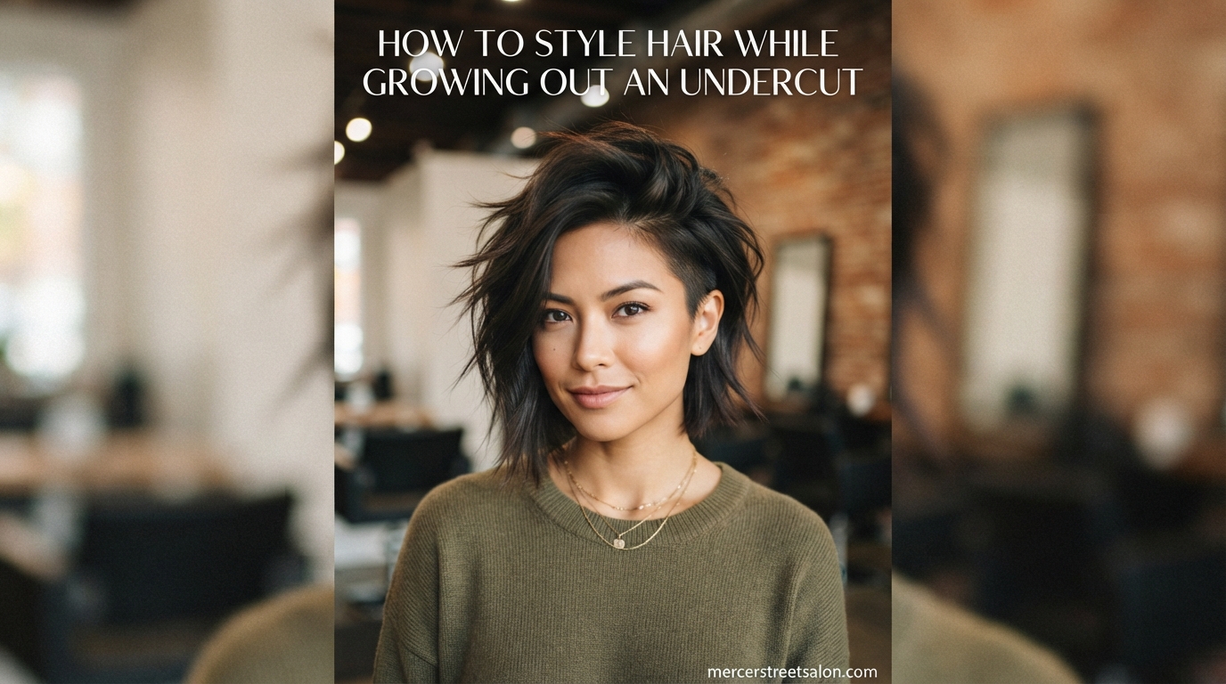 How to Style Hair While Growing Out an Undercut