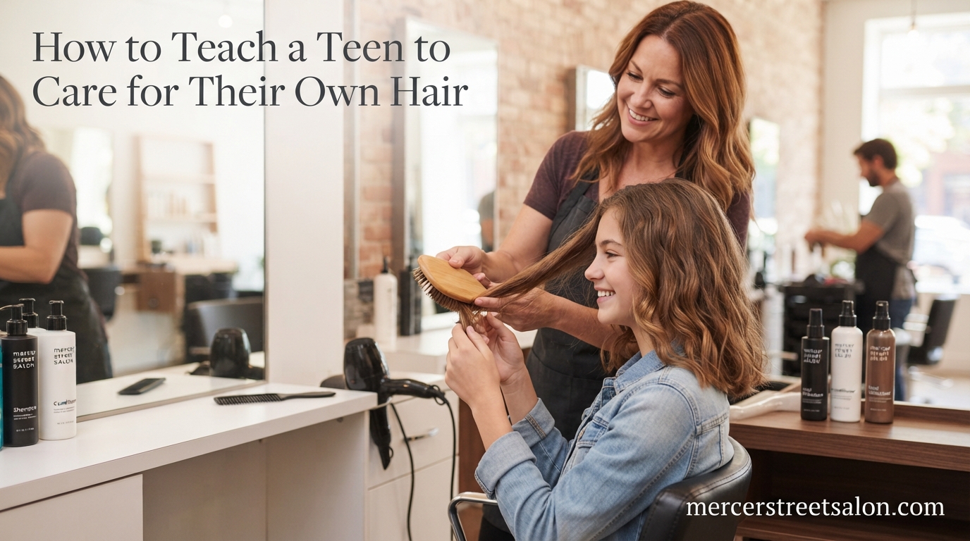 How to Teach a Teen to Care for Their Own Hair