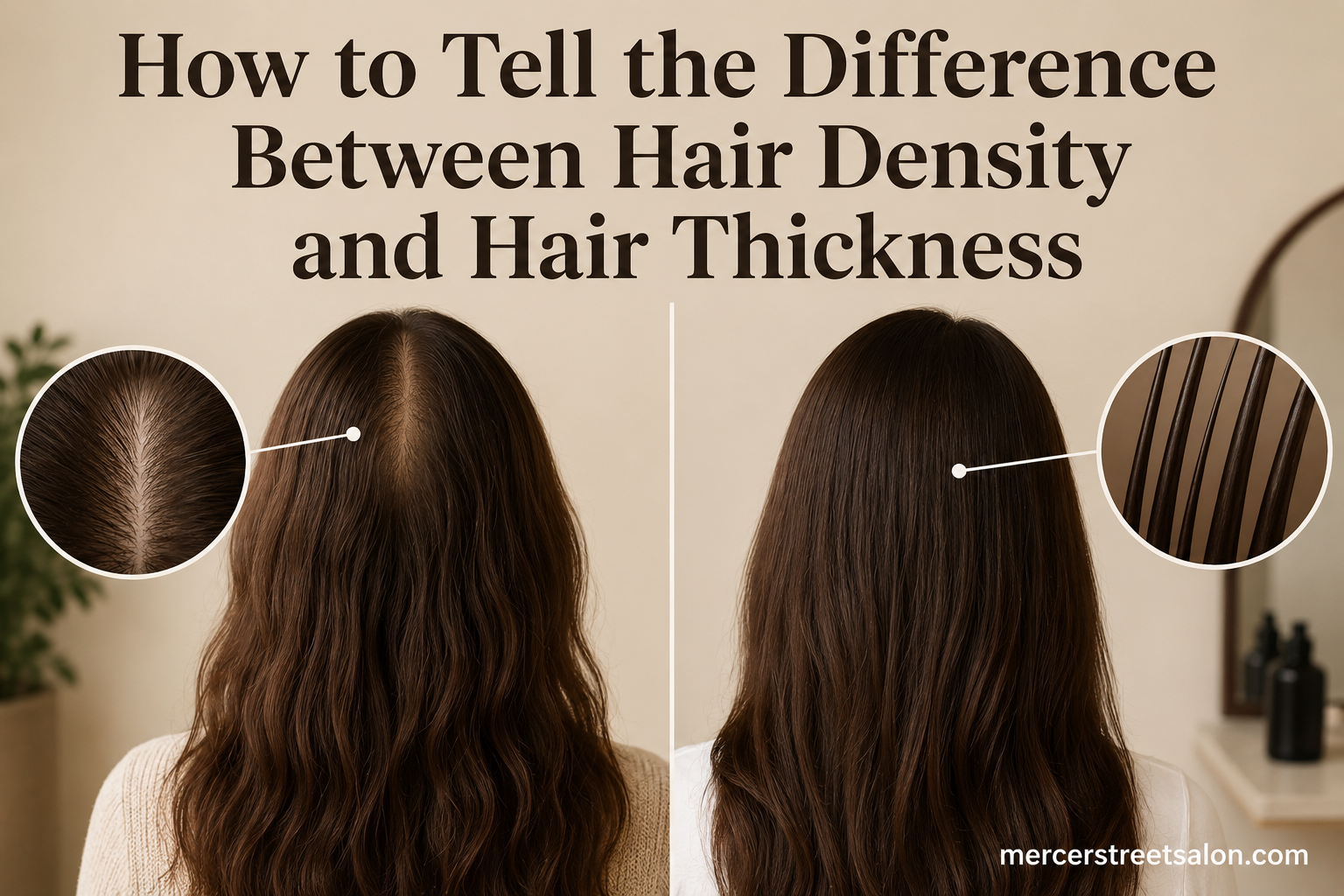 How to Tell the Difference Between Hair Density and Hair Thickness