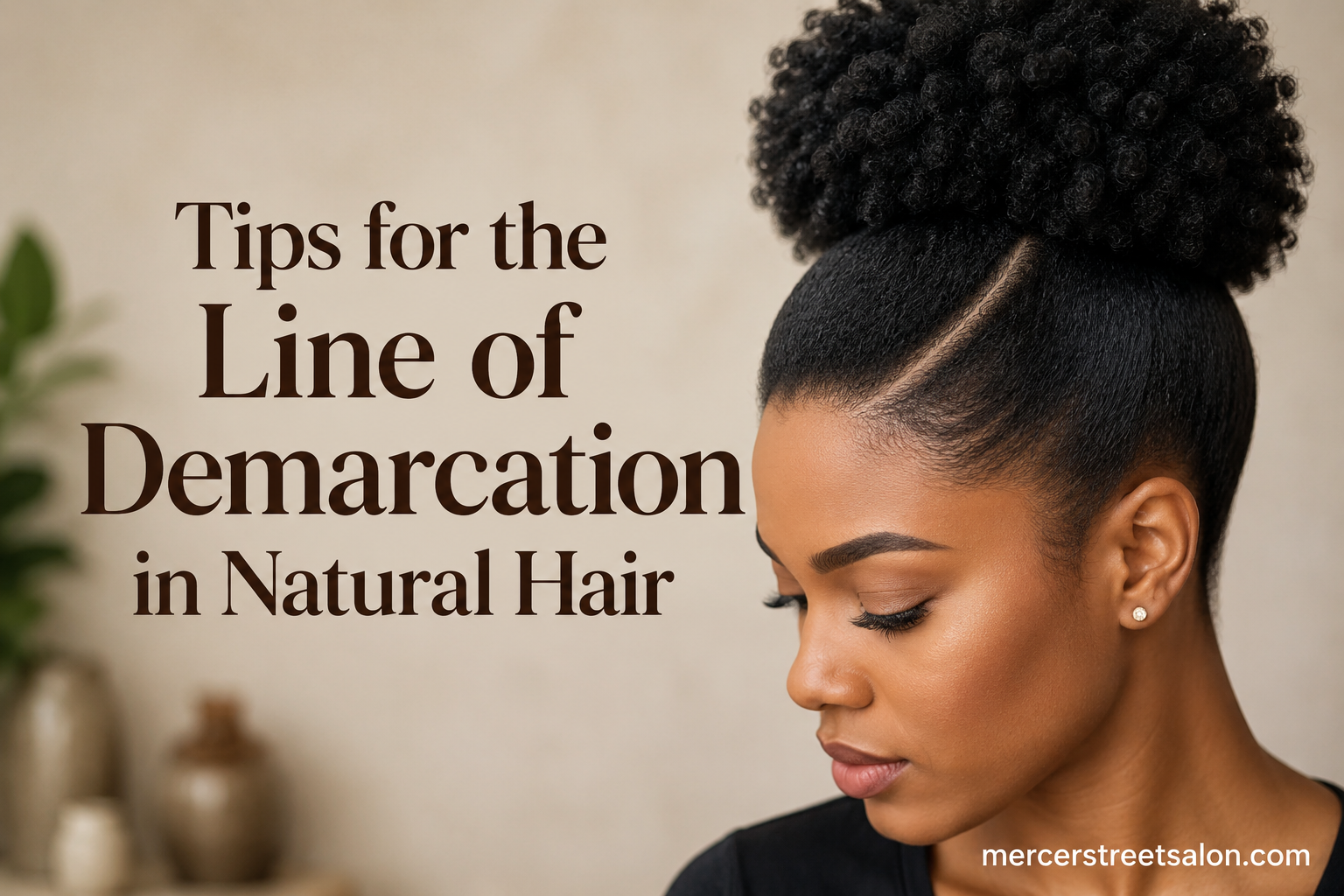 Tips for the Line of Demarcation in Natural Hair