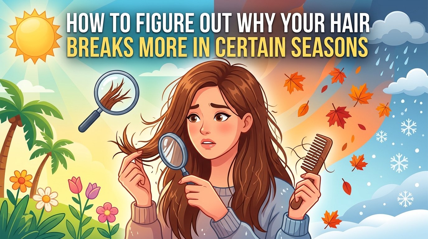 How to figure out why your hair breaks more in certain seasons