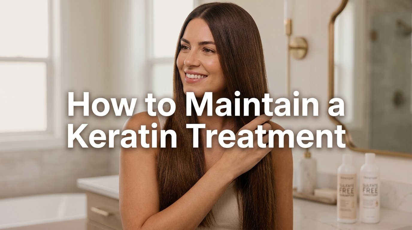 How to maintain a keratin treatment so it lasts as long as promised
