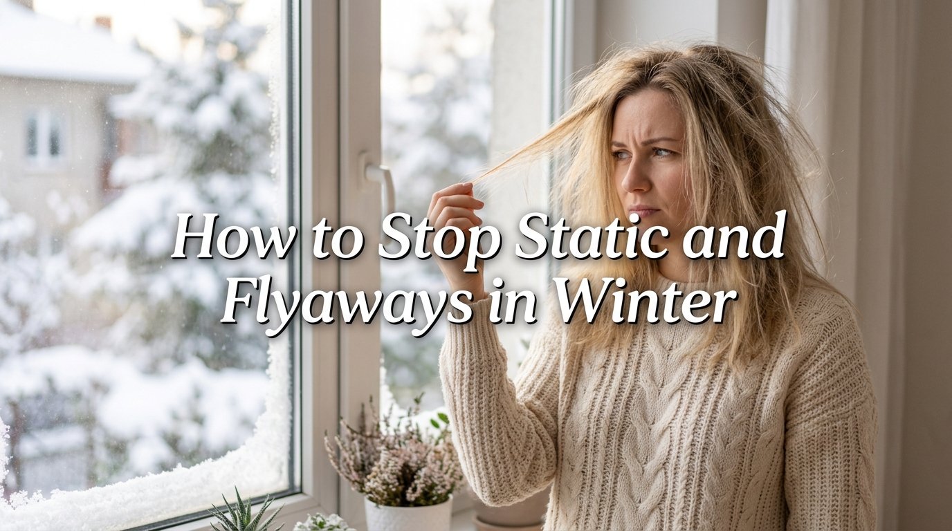 How to stop static and flyaways in dry winter weather