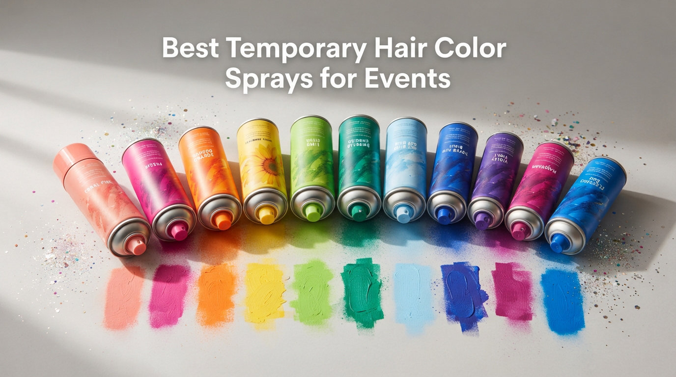 Best Temporary Hair Color Sprays for Events