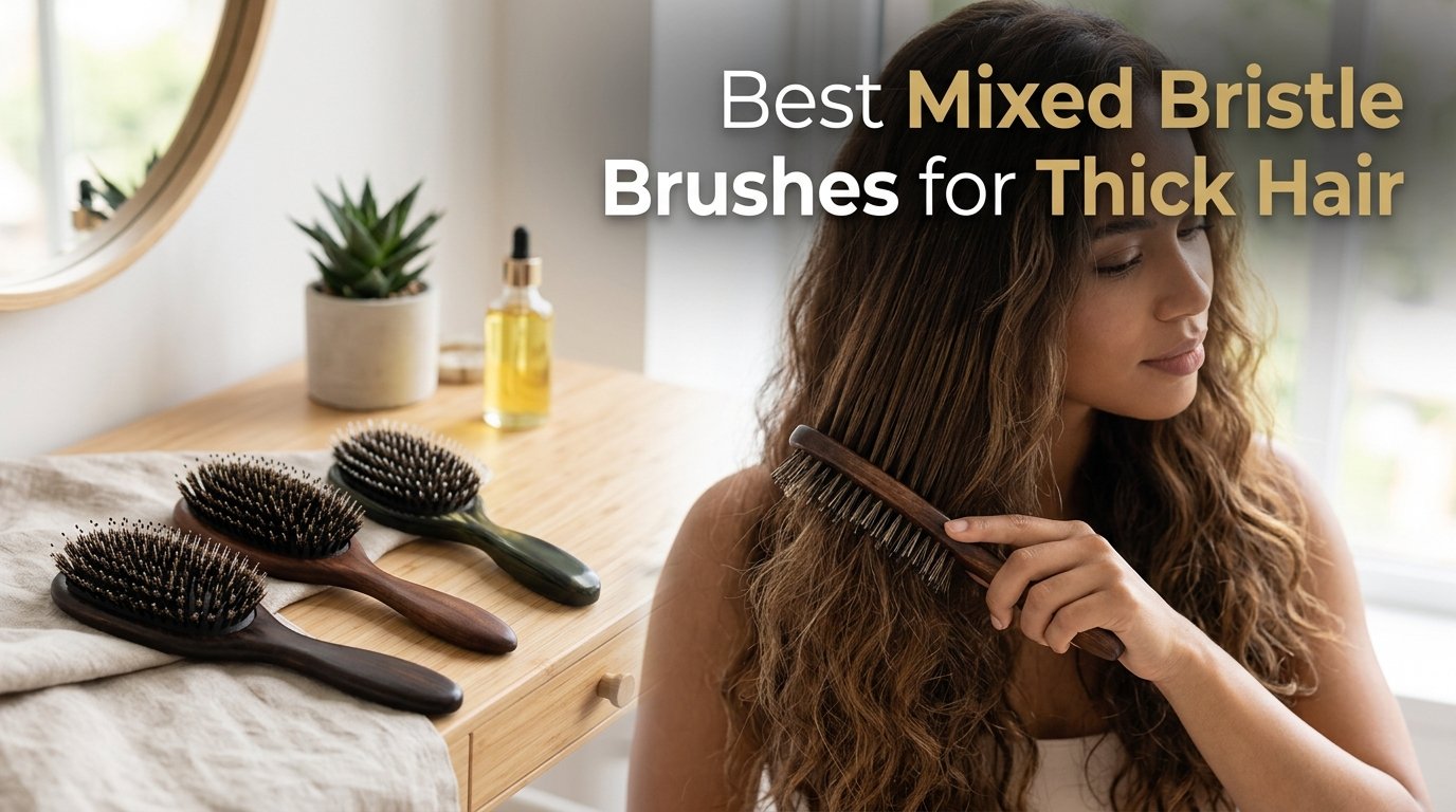 Best Mixed Bristle Brushes for Thick Hair