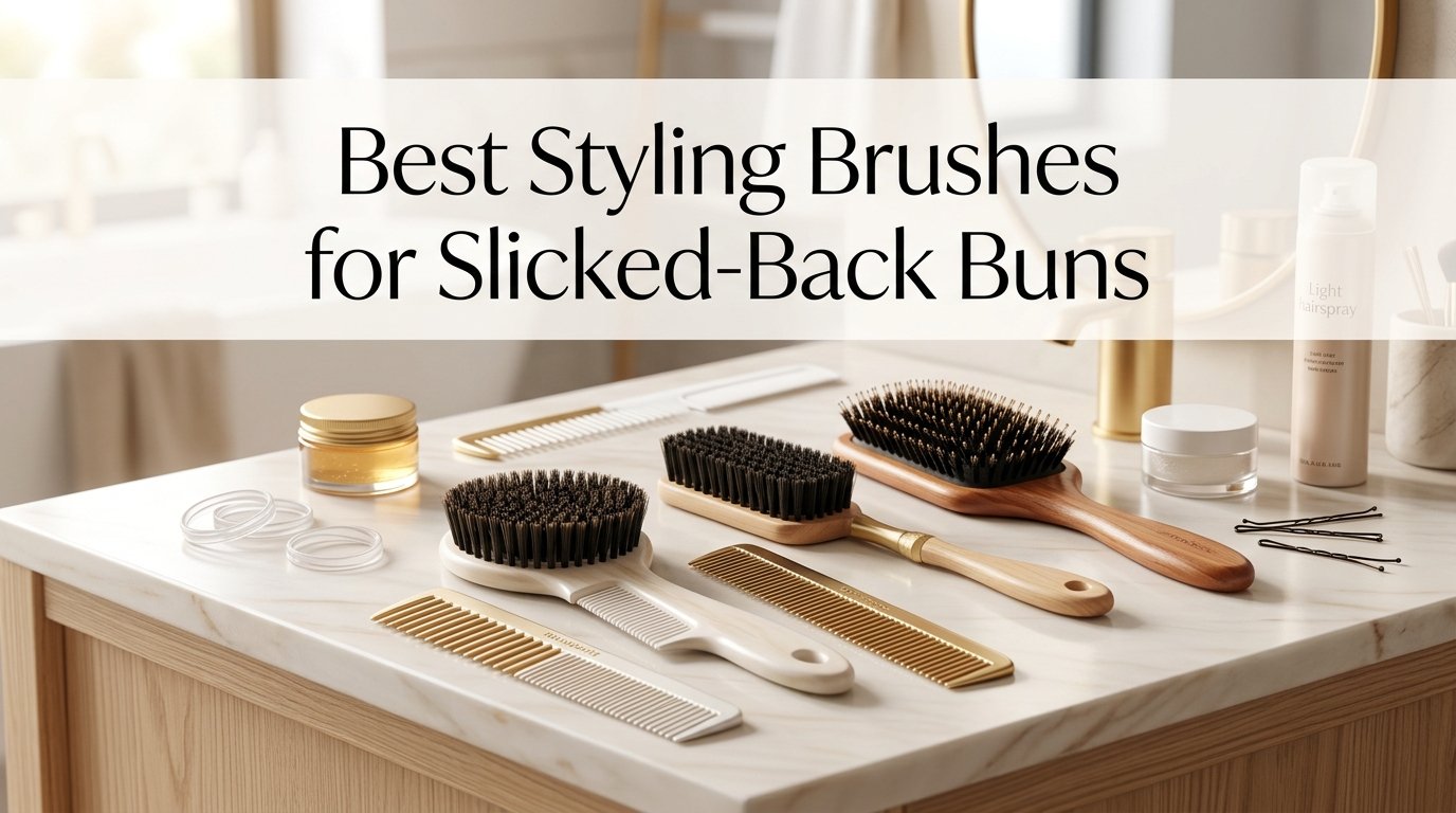 Best Styling Brushes for Slicked-Back Buns