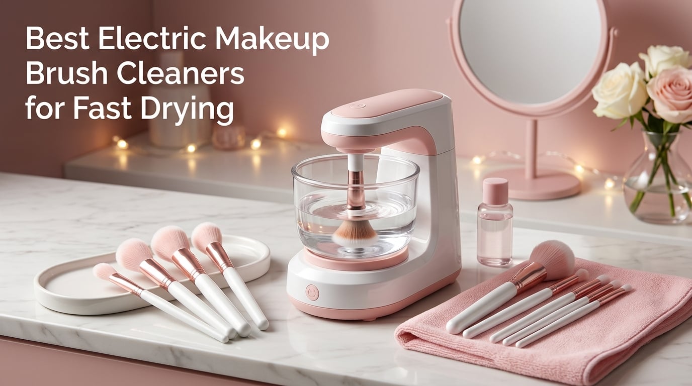Best Electric Makeup Brush Cleaners for Fast Drying