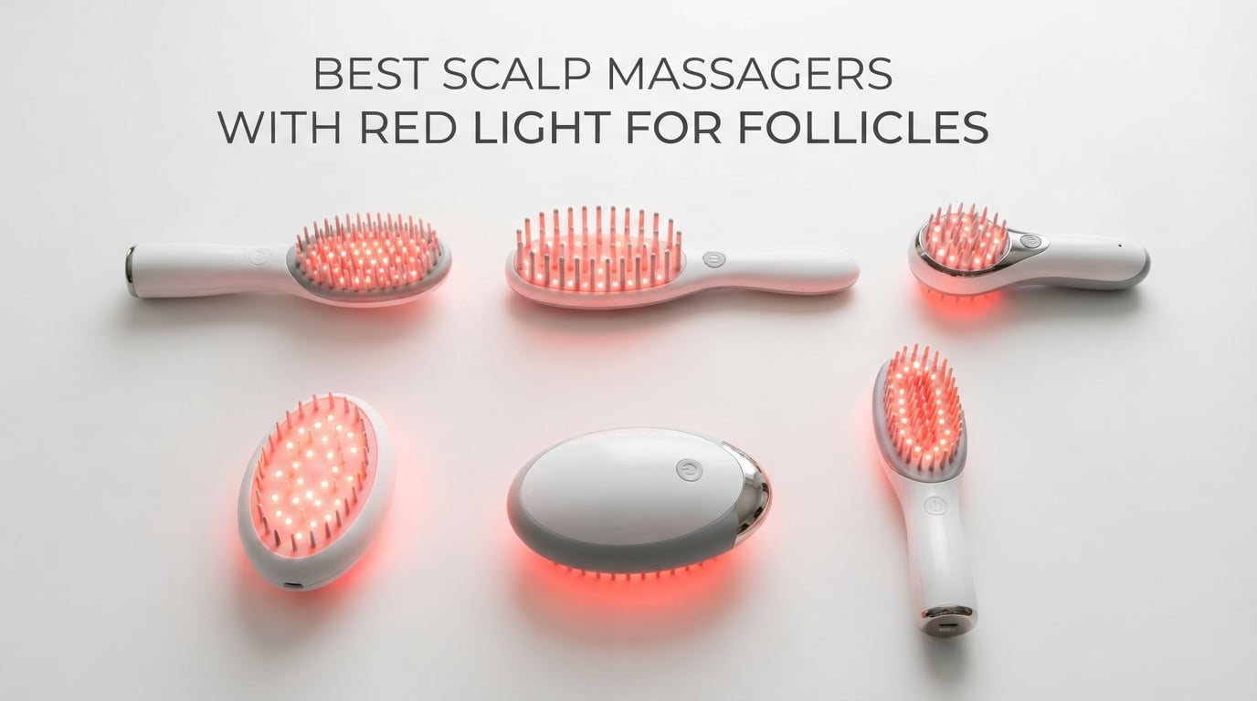 Best Scalp Massagers with Red Light for Follicles