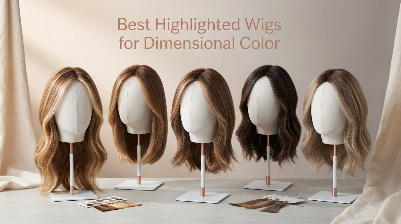 Best Highlighted Wigs for Dimensional Color