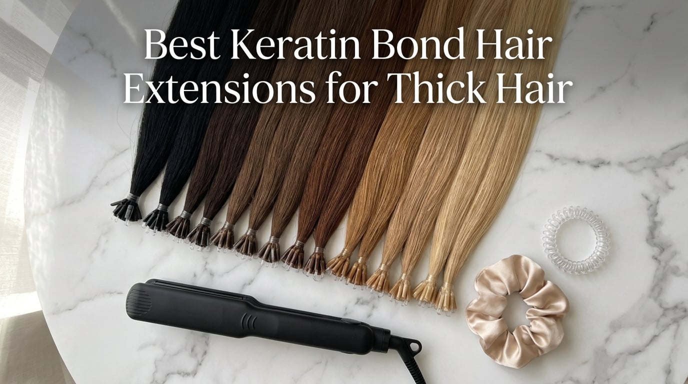Best Keratin Bond Hair Extensions for Thick Hair