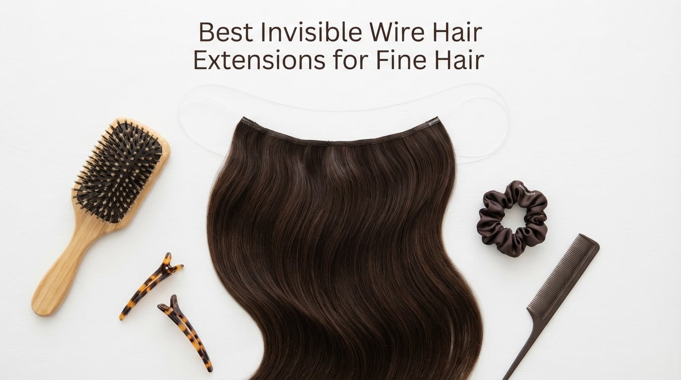 Best Invisible Wire Hair Extensions for Fine Hair