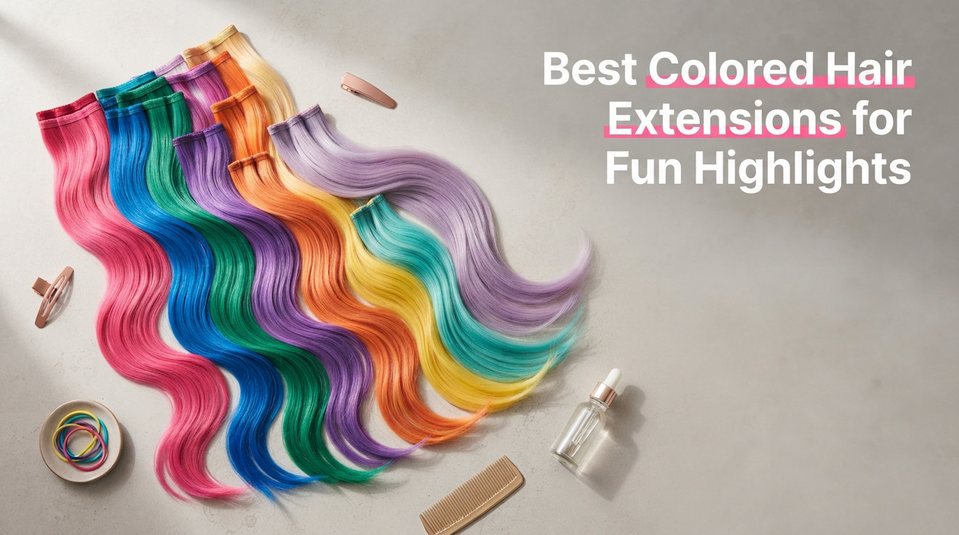 Best Colored Hair Extensions for Fun Highlights