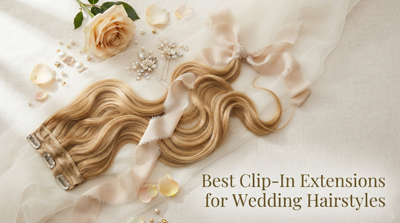 Best Clip-In Extensions for Wedding Hairstyles