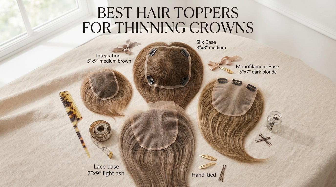 Best Hair Toppers for Thinning Crowns