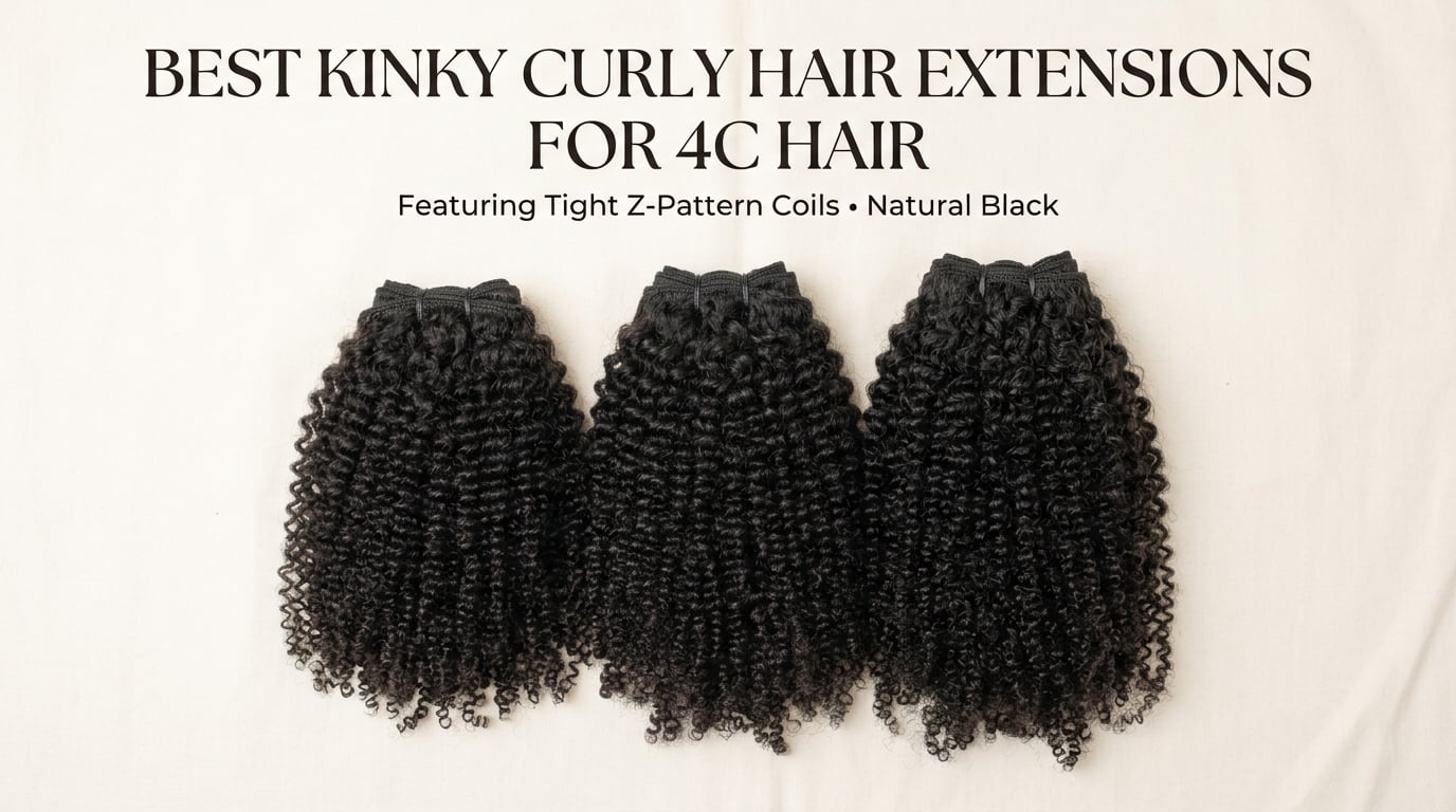 Best Kinky Curly Hair Extensions for 4C Hair