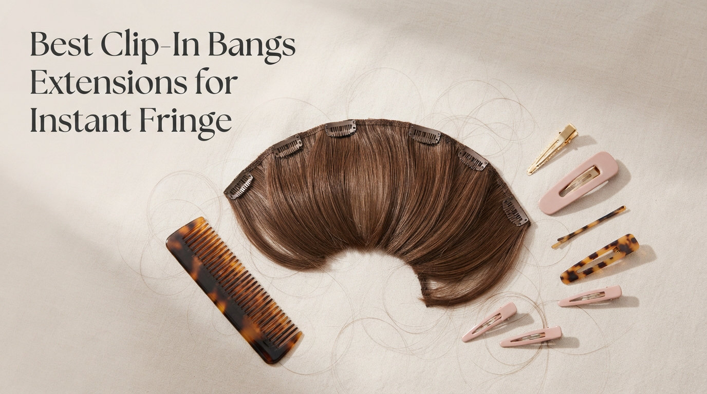 Best Clip-In Bangs Extensions for Instant Fringe