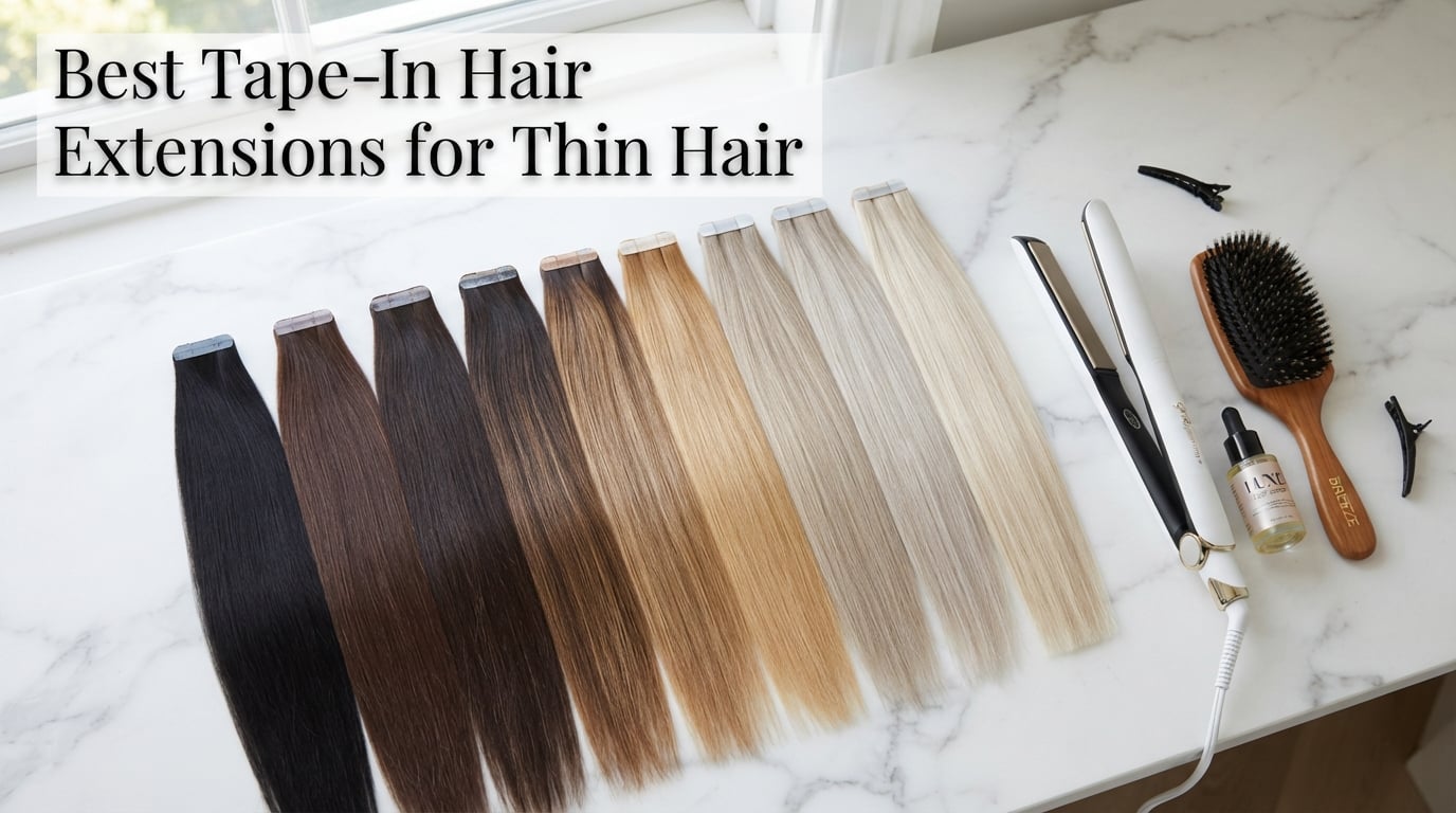 Best Tape-In Hair Extensions for Thin Hair