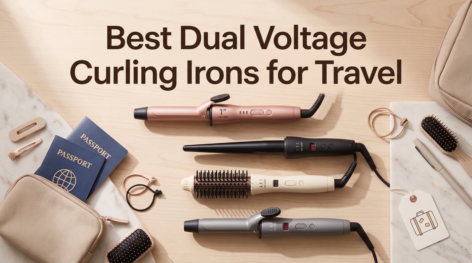 Best Dual Voltage Curling Irons for Travel