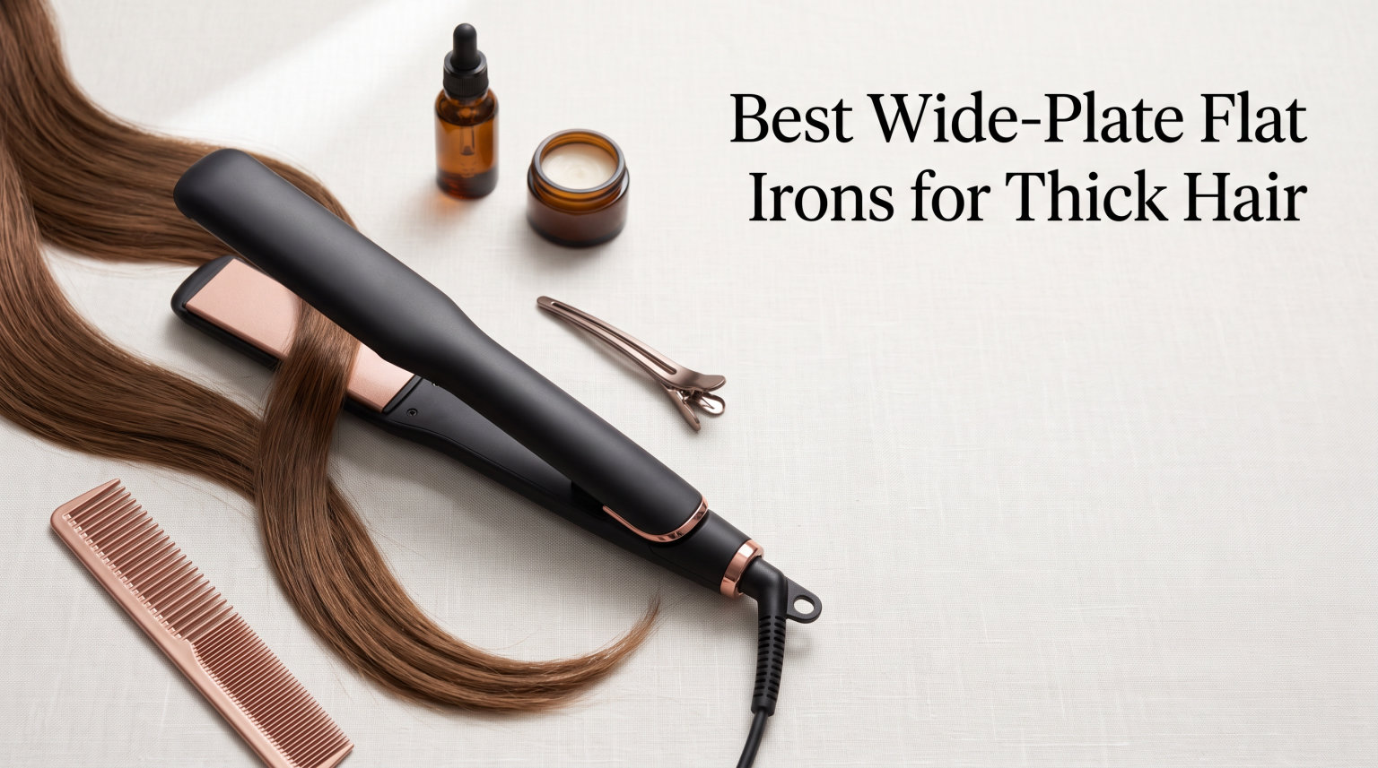 Best Wide-Plate Flat Irons for Thick Hair