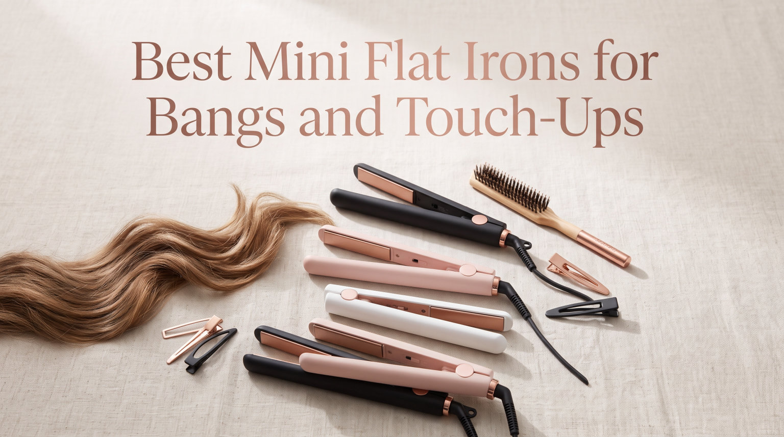 Best Mini Flat Irons for Bangs and Touch-Ups