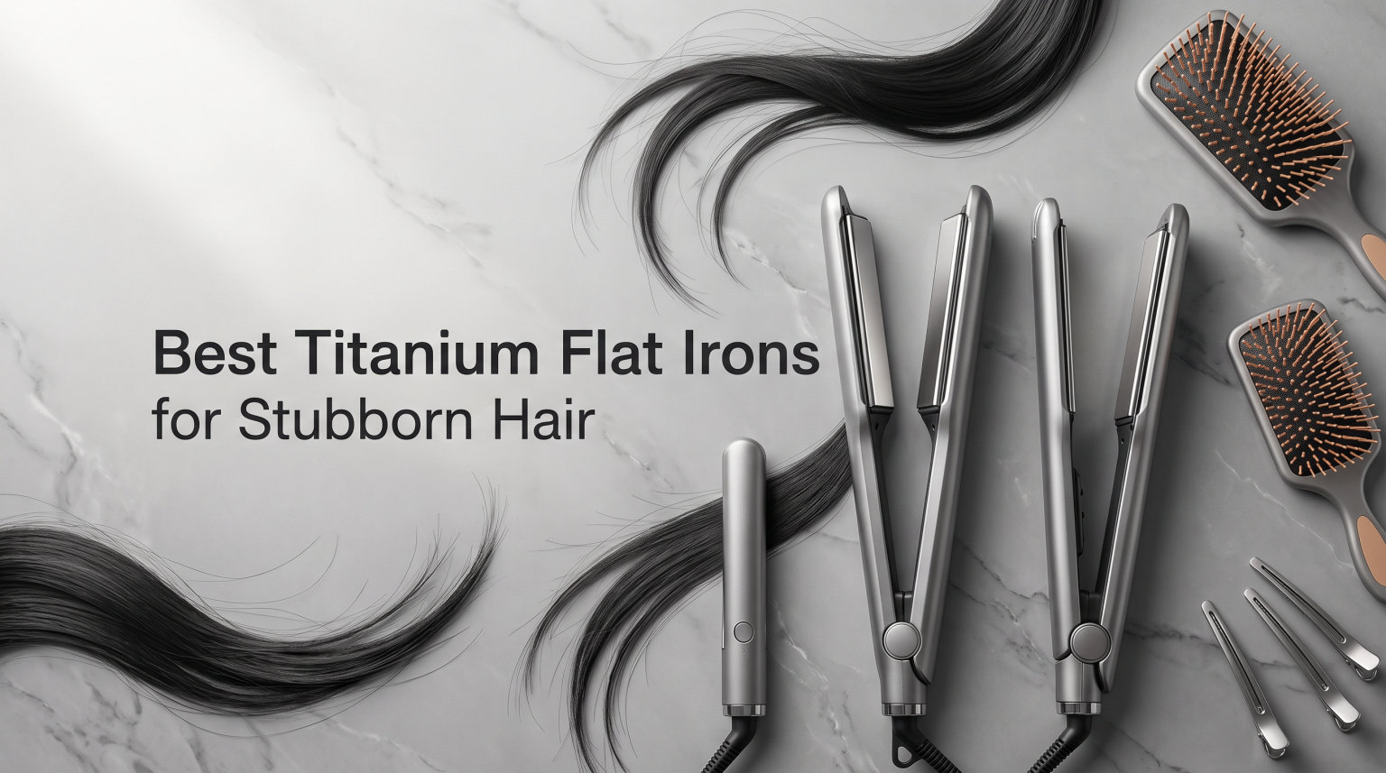 Best Titanium Flat Irons for Stubborn Hair
