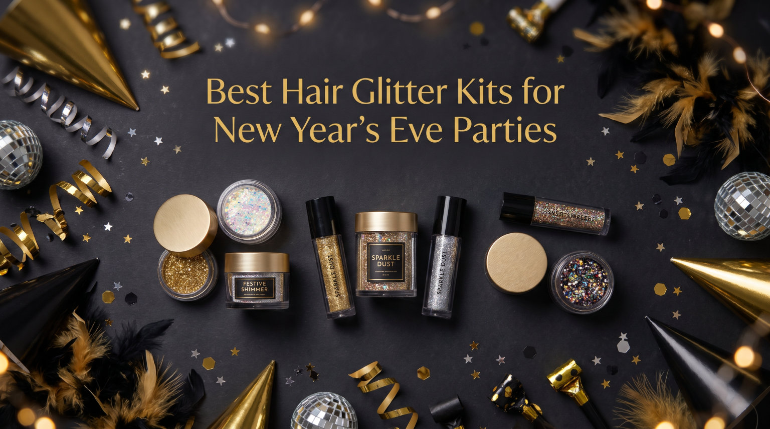 Best Hair Glitter Kits for New Year's Eve Parties