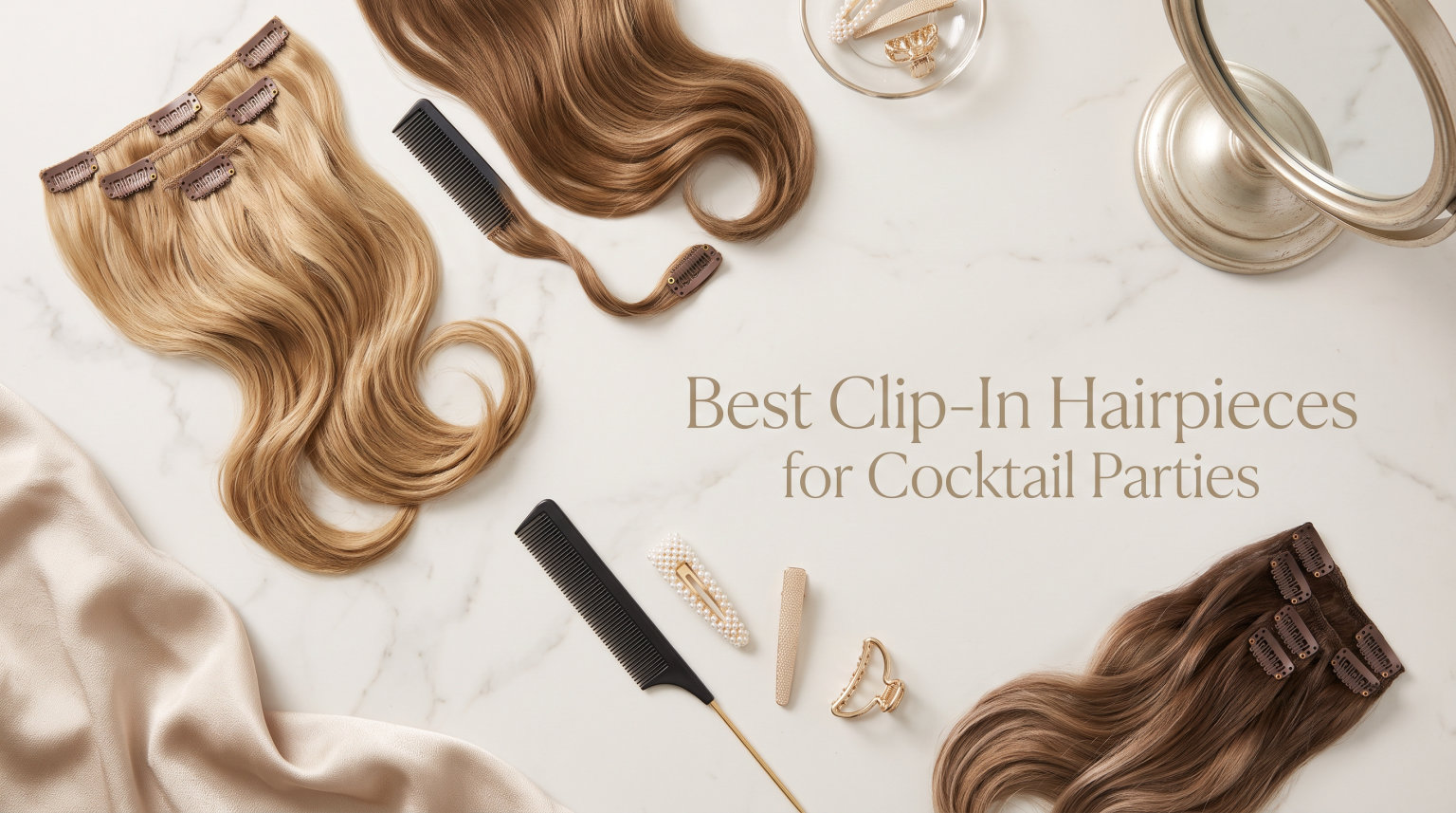 Best Clip-In Hairpieces for Cocktail Parties