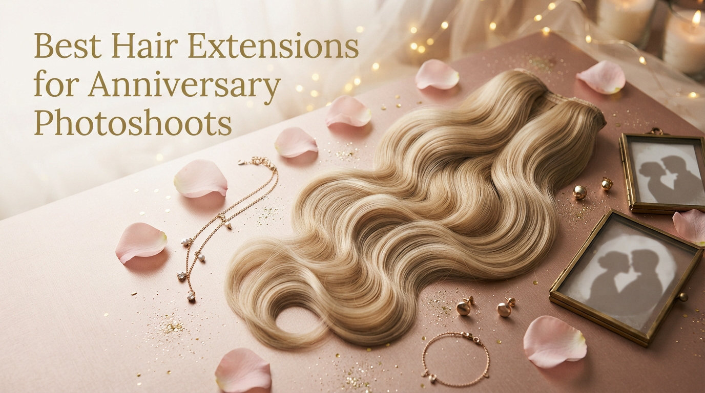 Best Hair Extensions for Anniversary Photoshoots