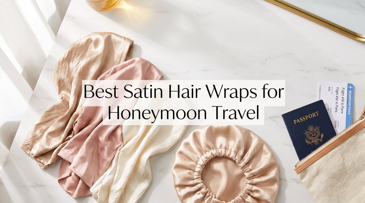 Best Satin Hair Wraps for Honeymoon Travel