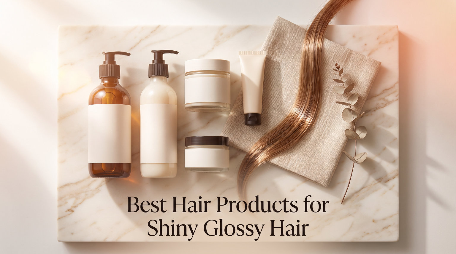 Best Hair Products for Shiny Glossy Hair