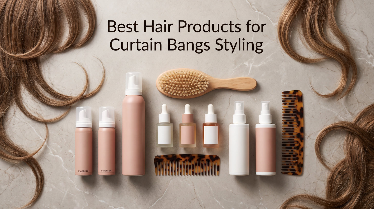 Best Hair Products for Curtain Bangs Styling