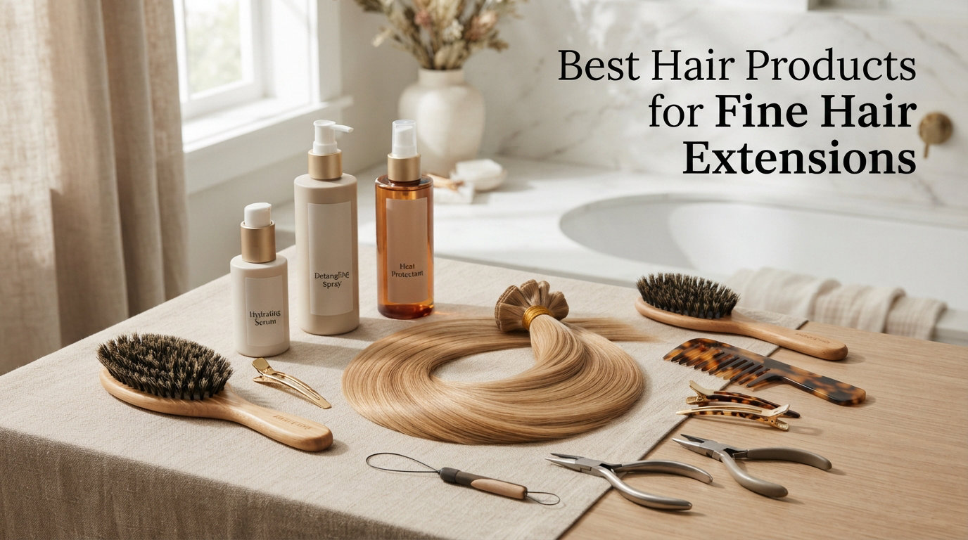 Best Hair Products for Fine Hair Extensions
