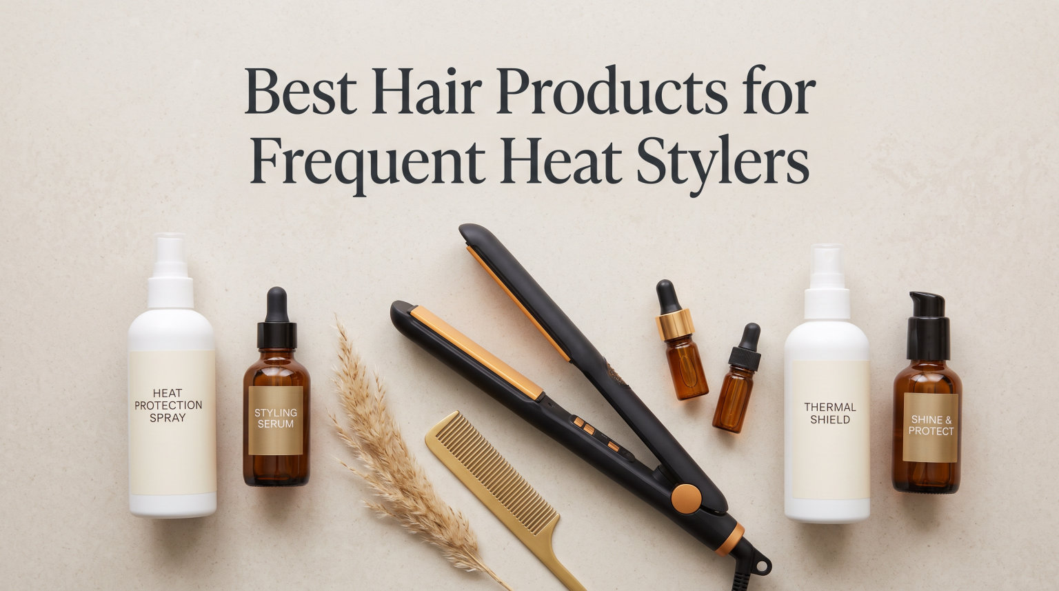 Best Hair Products for Frequent Heat Stylers
