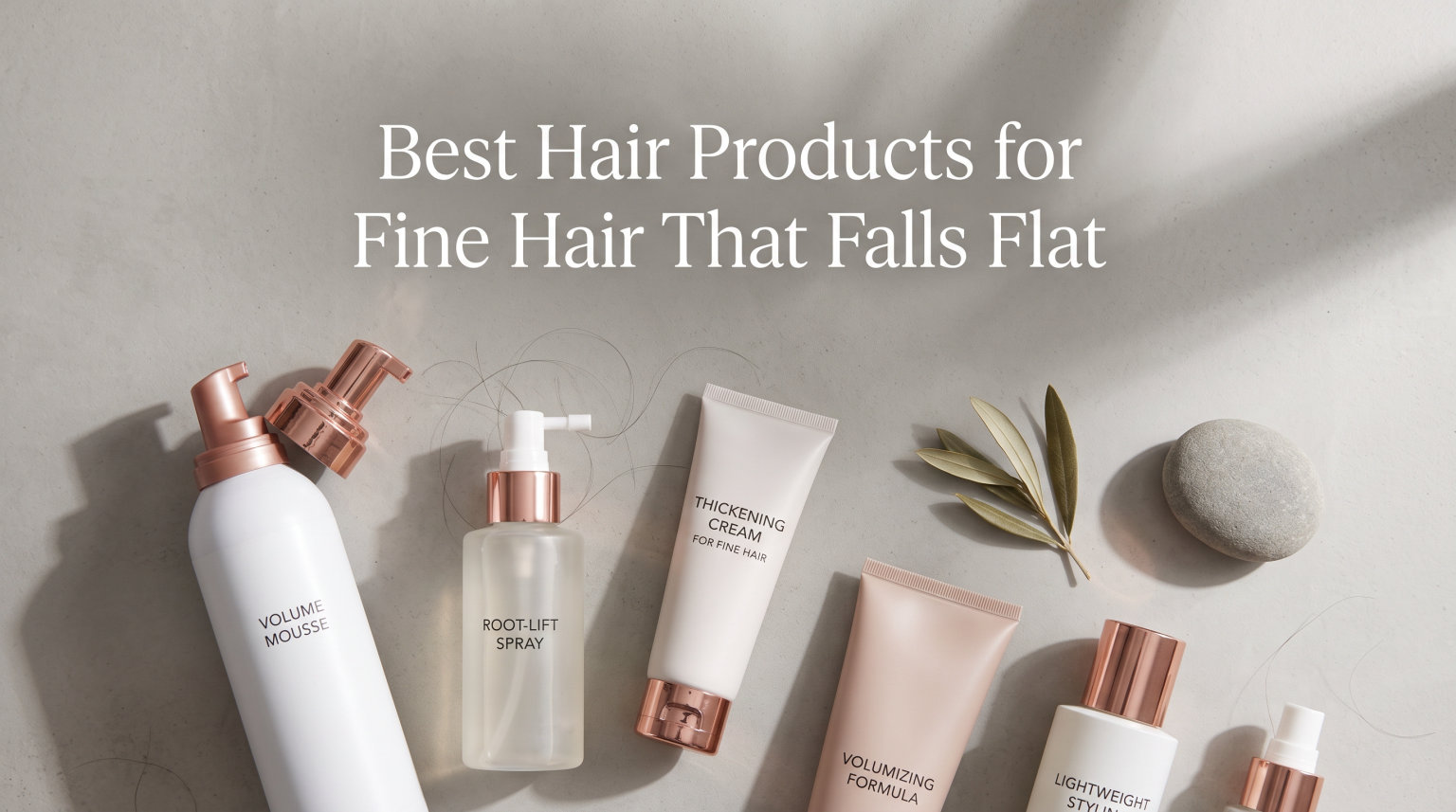 Best Hair Products for Fine Hair That Falls Flat