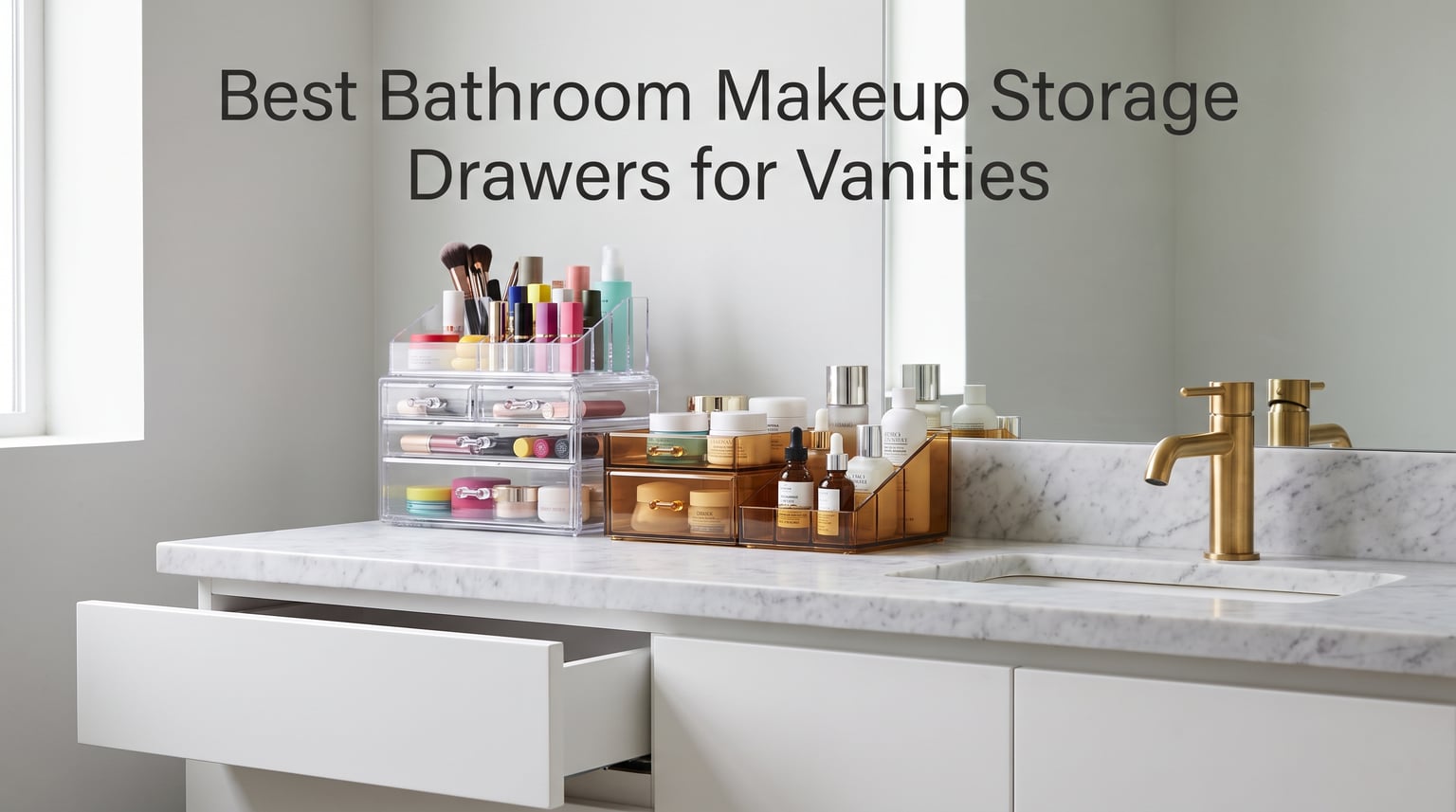 Best Bathroom Makeup Storage Drawers for Vanities