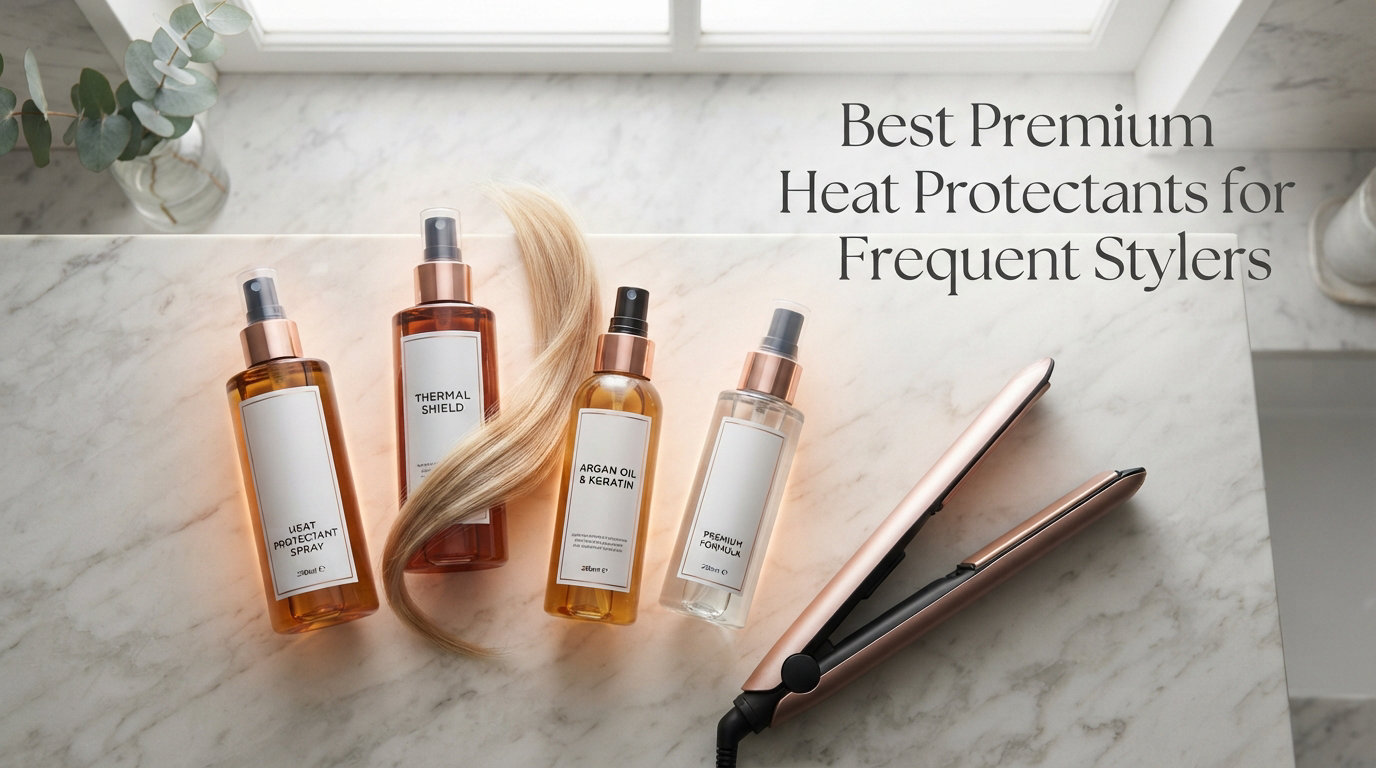 Best Premium Heat Protectants for Frequent Stylers